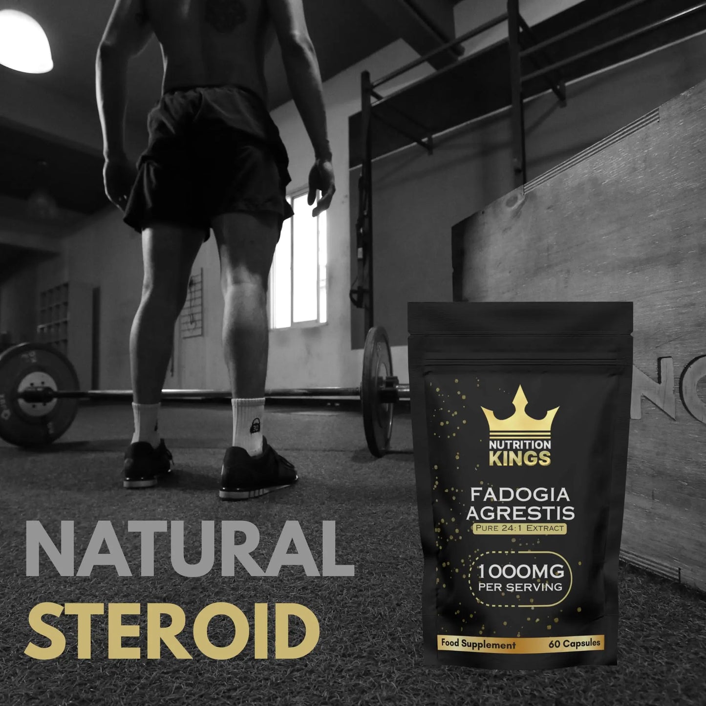 Fadogia Agrestis 1000mg per Serving – 24:1 Pure Herbal Extract – 60 Capsules – High Strength Supplement for Vitality, Energy, Wellness & Performance Nutrition Kings