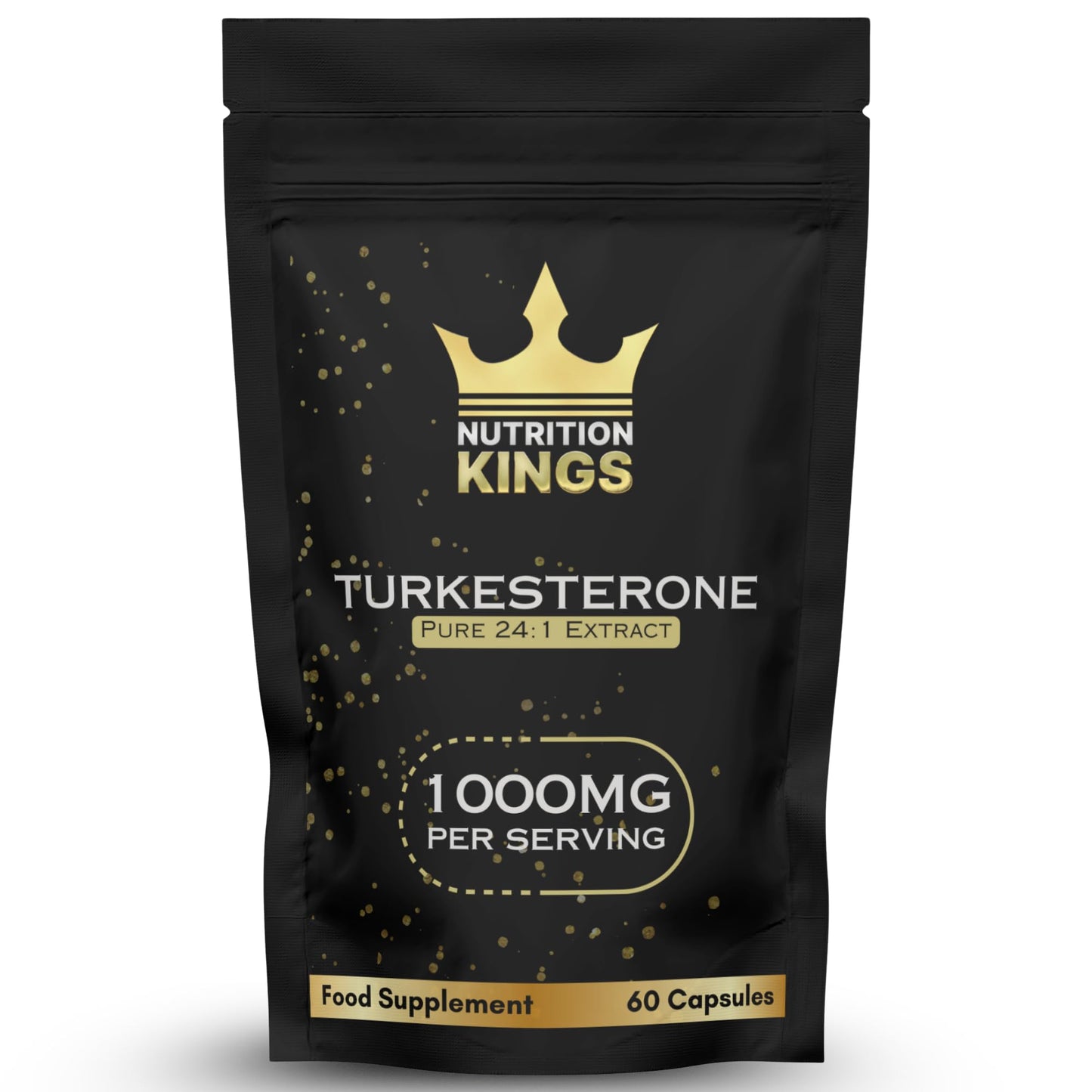 Nutrition Kings Turkesterone Pure 24:1 Extract, 1000mg, 60 Capsules, Food Supplement, Made in UK Nutrition Kings